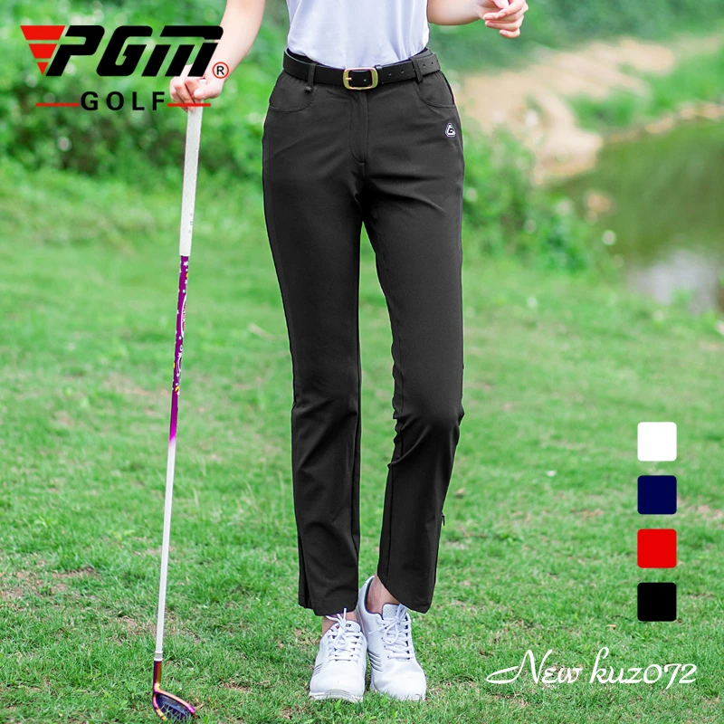 PGM 2025新品高尔夫裤子女春秋golf球裤修身显瘦长裤弹力九分裤