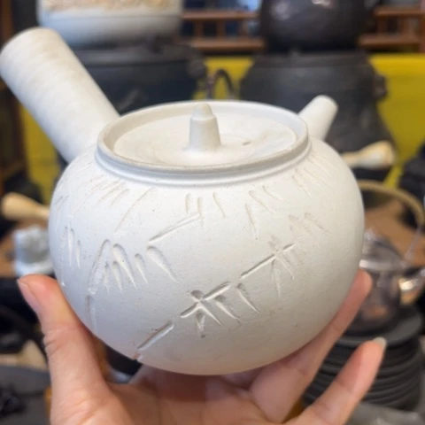 蜜安罐瓷香炉锡茶则