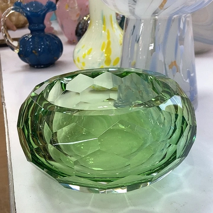 琉璃长度18厘米水晶琉璃储物罐花瓶