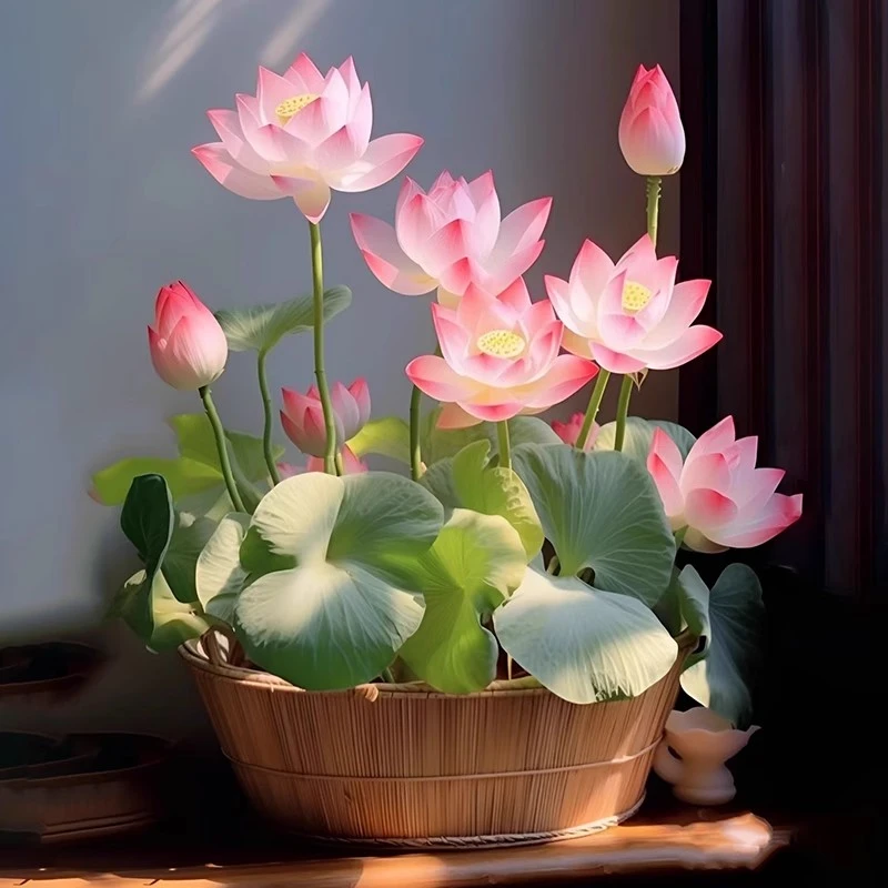 （新疆西藏包邮）碗莲种籽子水培植物花卉四季开花水养荷花睡莲绿植