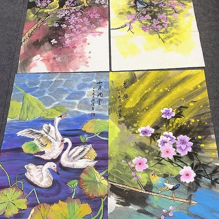 国画国画作品手绘