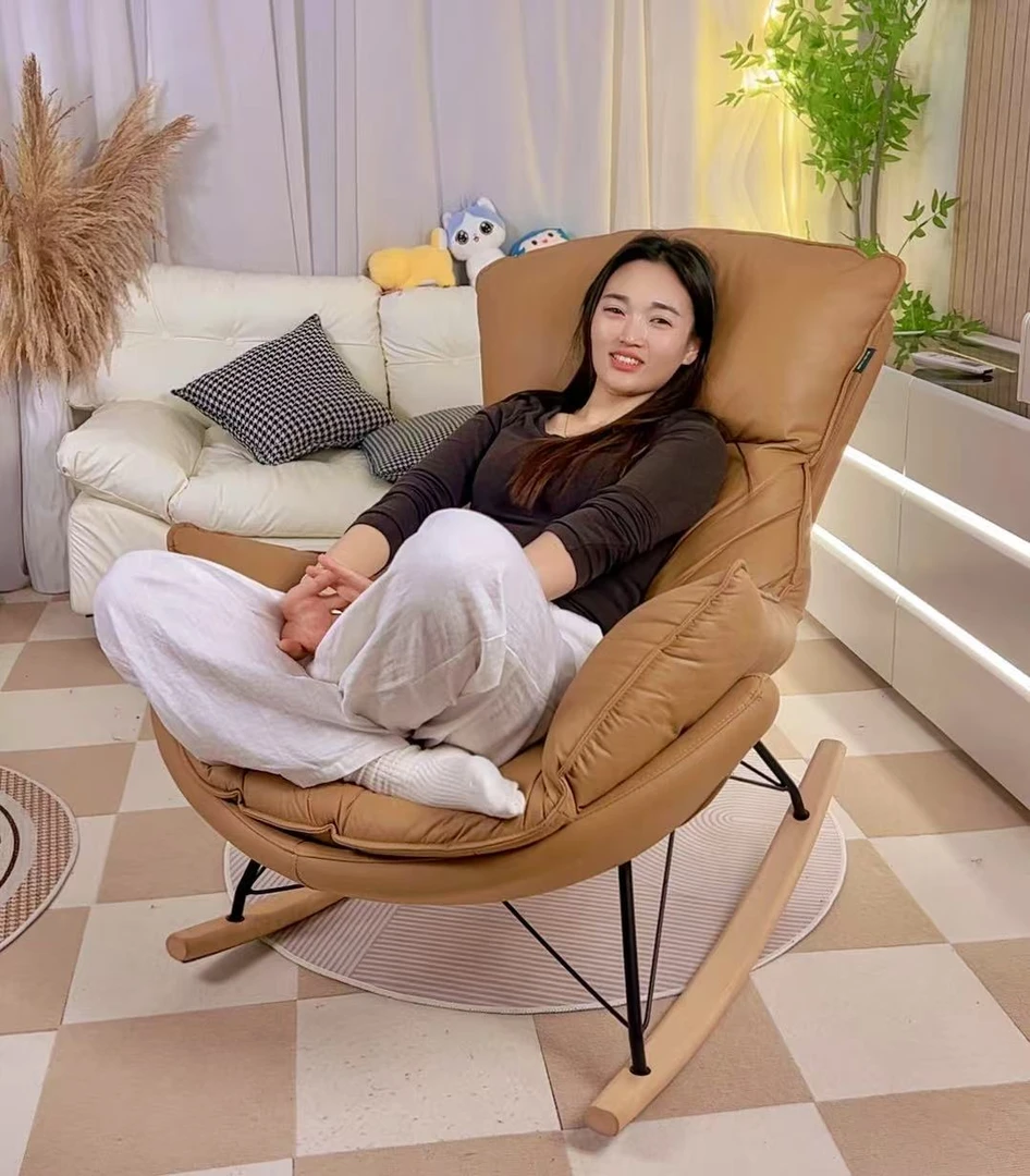 家居龙虾椅子懒人沙发摇摇椅阳台卧室客厅休闲椅子大号摇摇椅