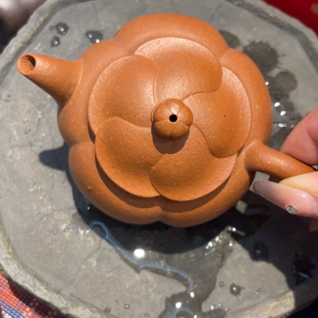 紫砂茶壶?****子原矿直播间手工壶制作