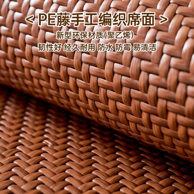 解放欧曼德龙重汽等货车专用夏季PE藤条编织卧铺凉席垫加厚透气
