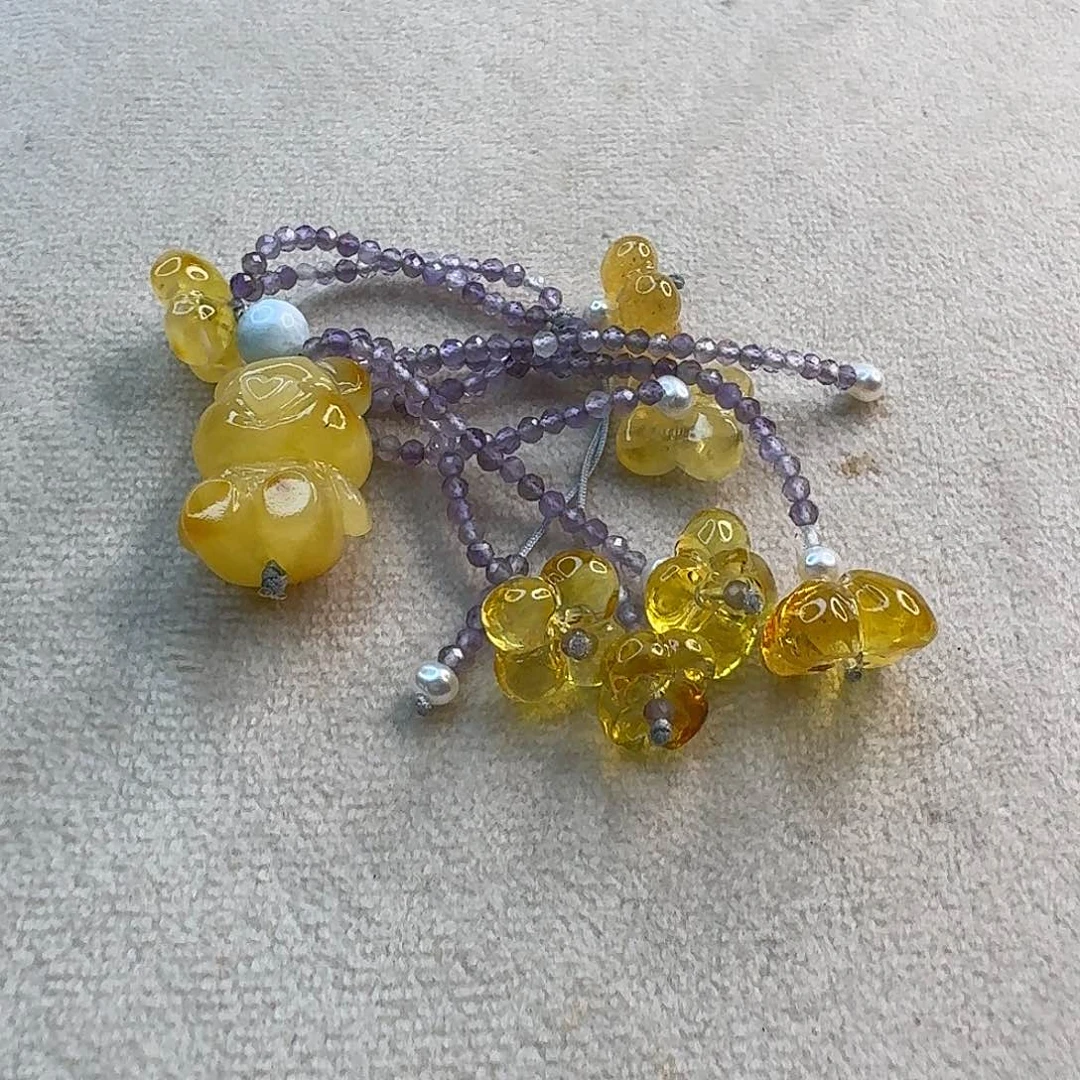 未镶嵌琥珀裸石琥珀裸石