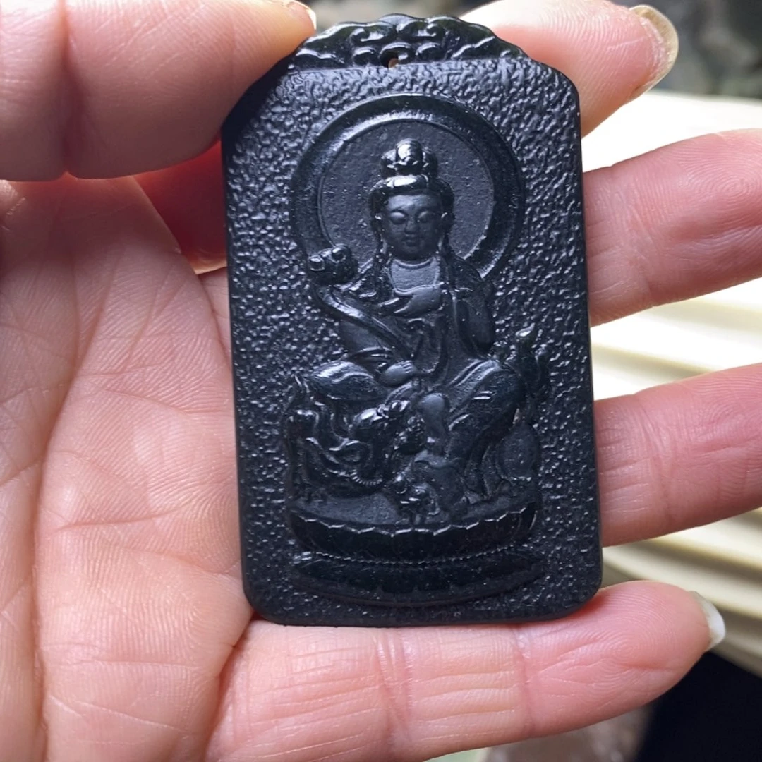 顺***意和田玉未镶嵌手链新疆和田黑青玉牌子