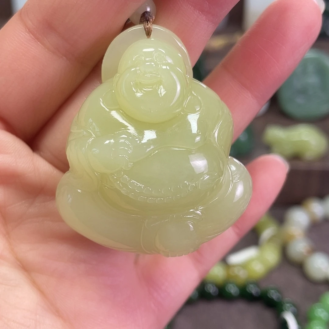 肥***了和田玉未镶嵌手链