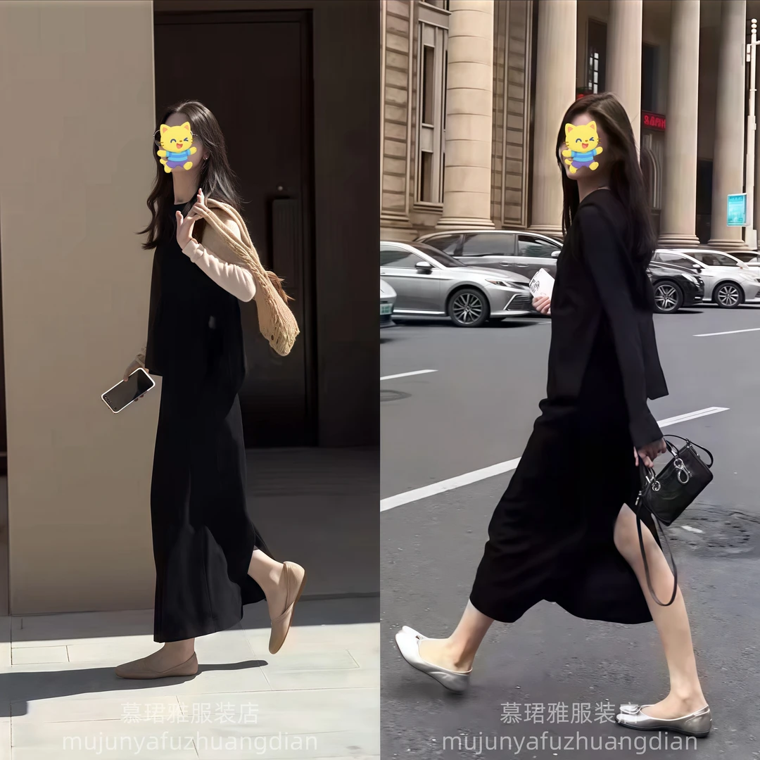 西装马甲套装女2025秋季新款优雅女神范气质背心坎肩开叉半裙