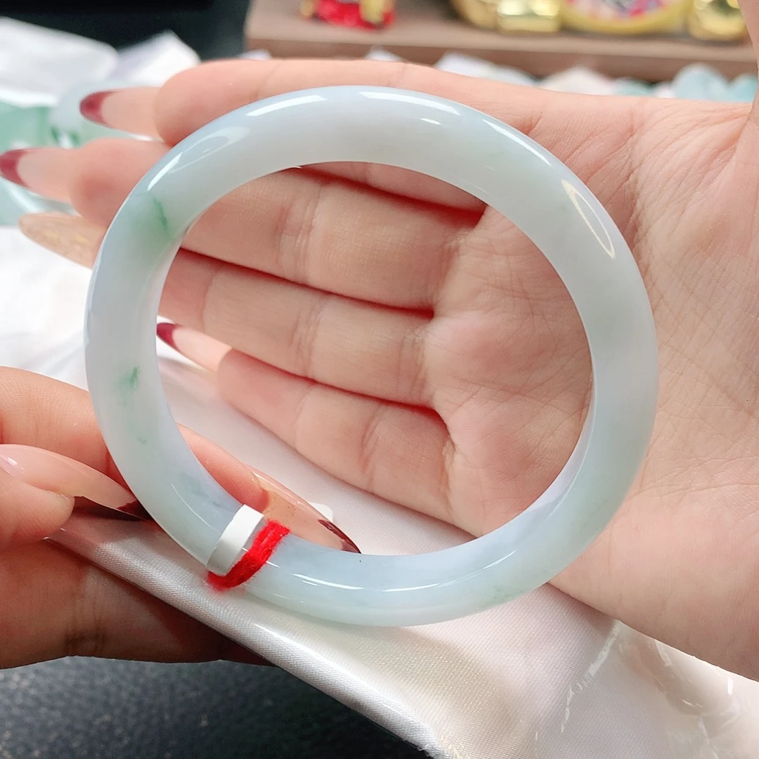 翡翠未镶嵌手镯缅甸天然翡翠