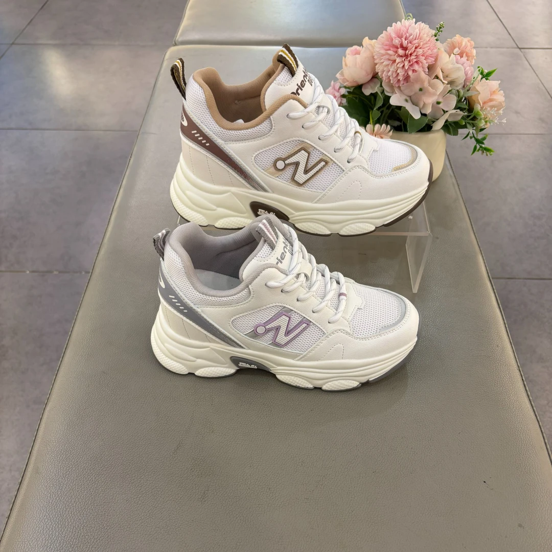 大1303东网面老爹鞋女鞋2026春季新款时尚百搭休闲透气舒适厚底潮