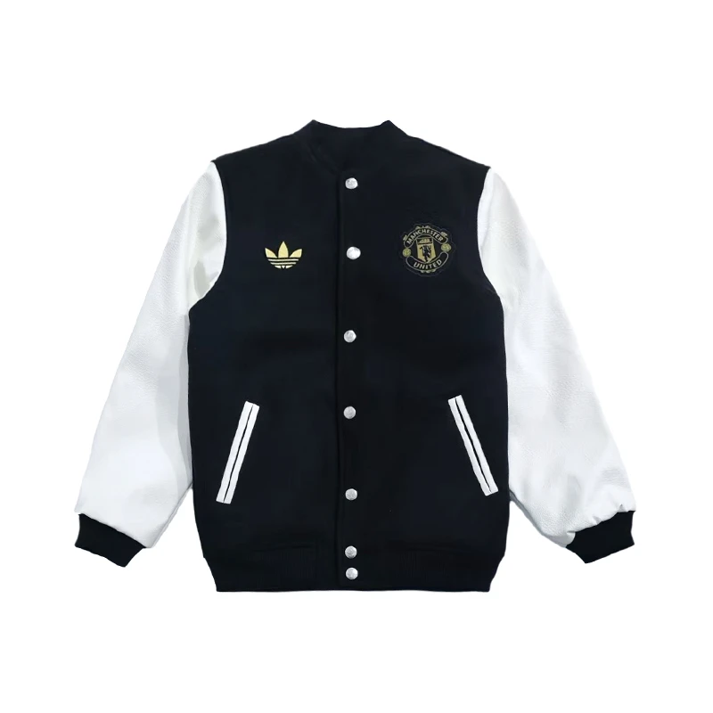 adidas/阿迪达斯儿童装25春秋新款男女大童三叶草运动棉服JZ4057