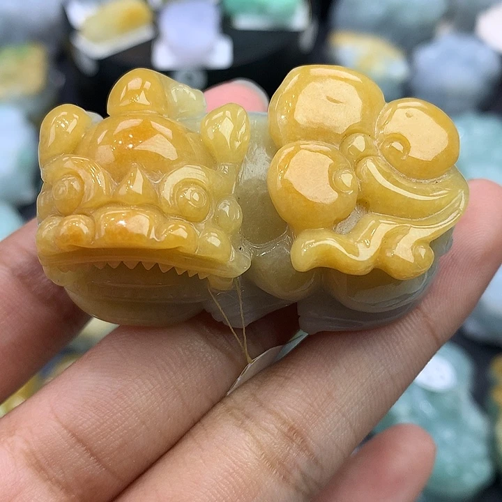 翡翠未镶嵌颈饰天然缅甸翡翠