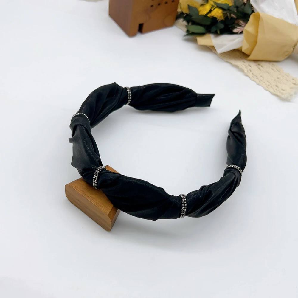 02494 好啊商店 钻条扣发箍-黑色