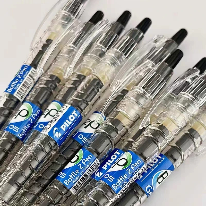 821 B2P透明杆宝特瓶0.5大容量考试刷题