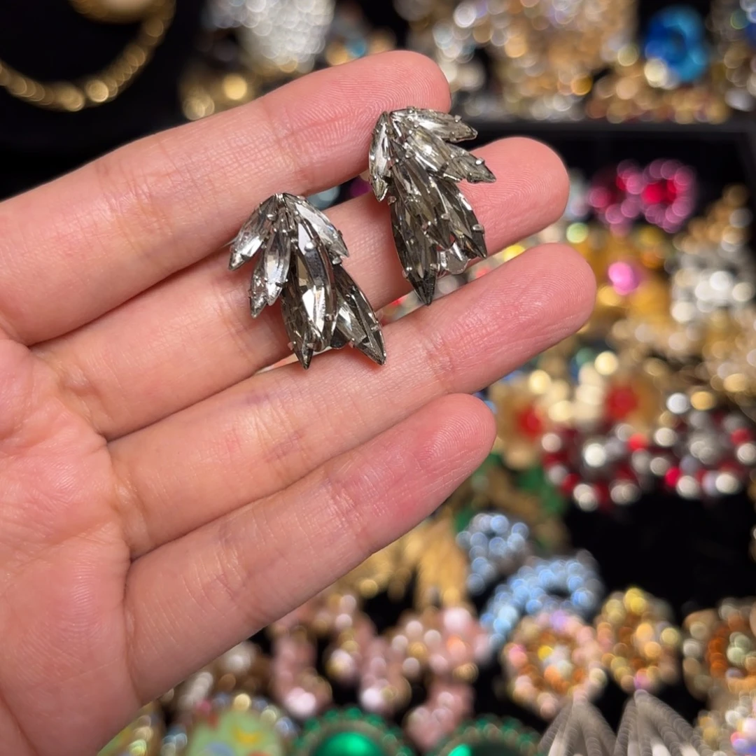 S***姐锆石纯铜合金耳夹