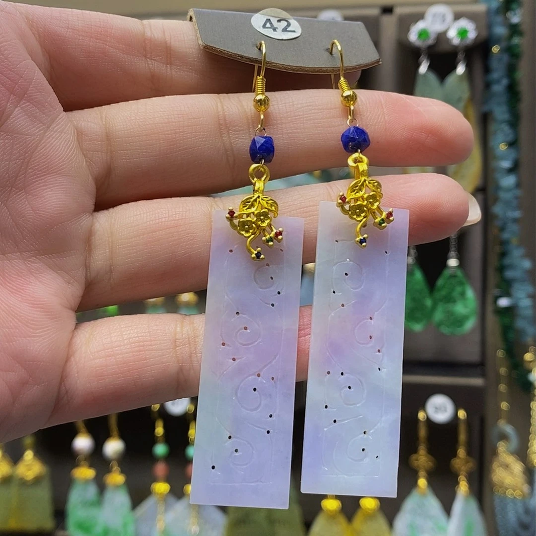 未镶嵌翡翠耳饰翡翠