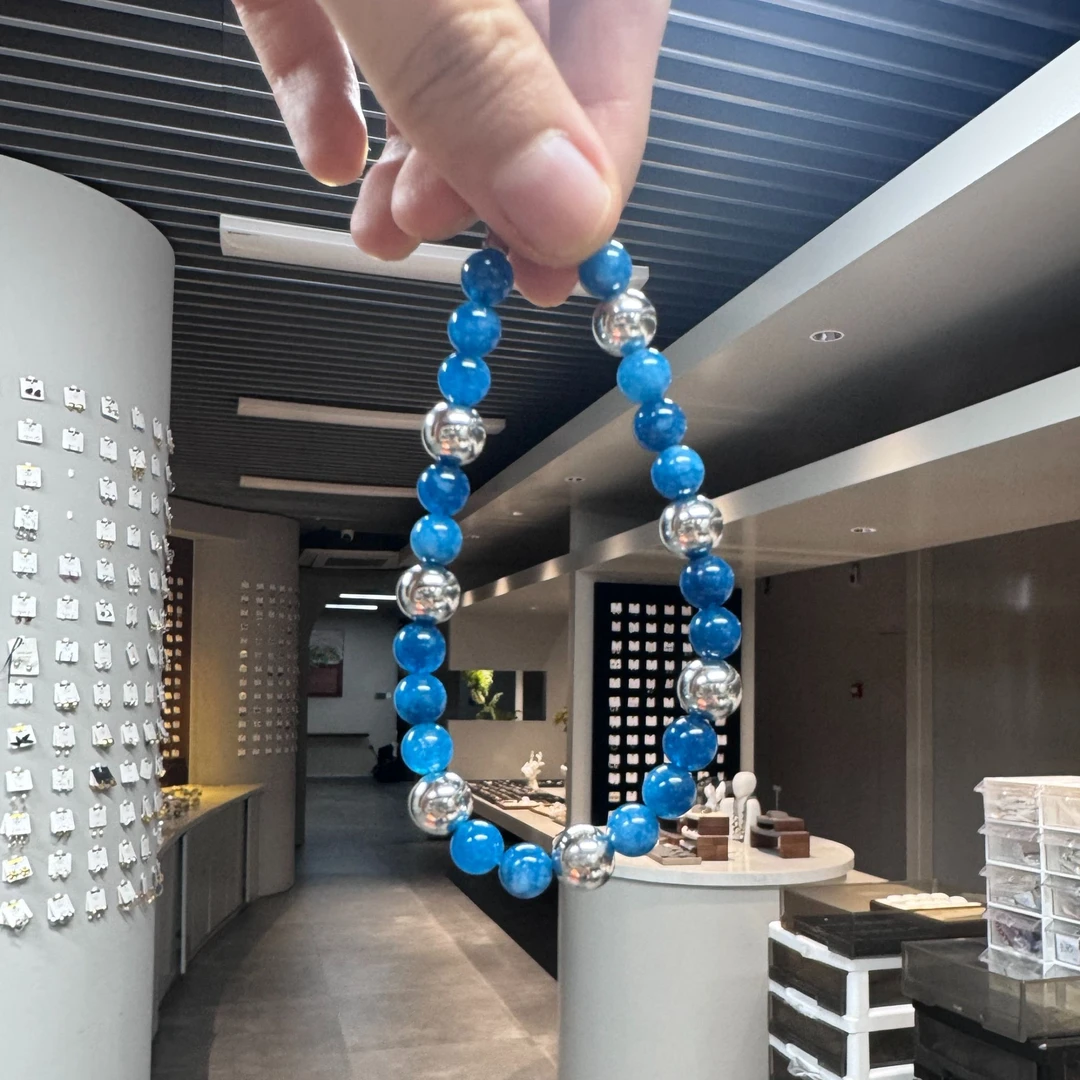 铜合金仿水晶手链 轻奢时尚满天星球球手链小众设计感首饰