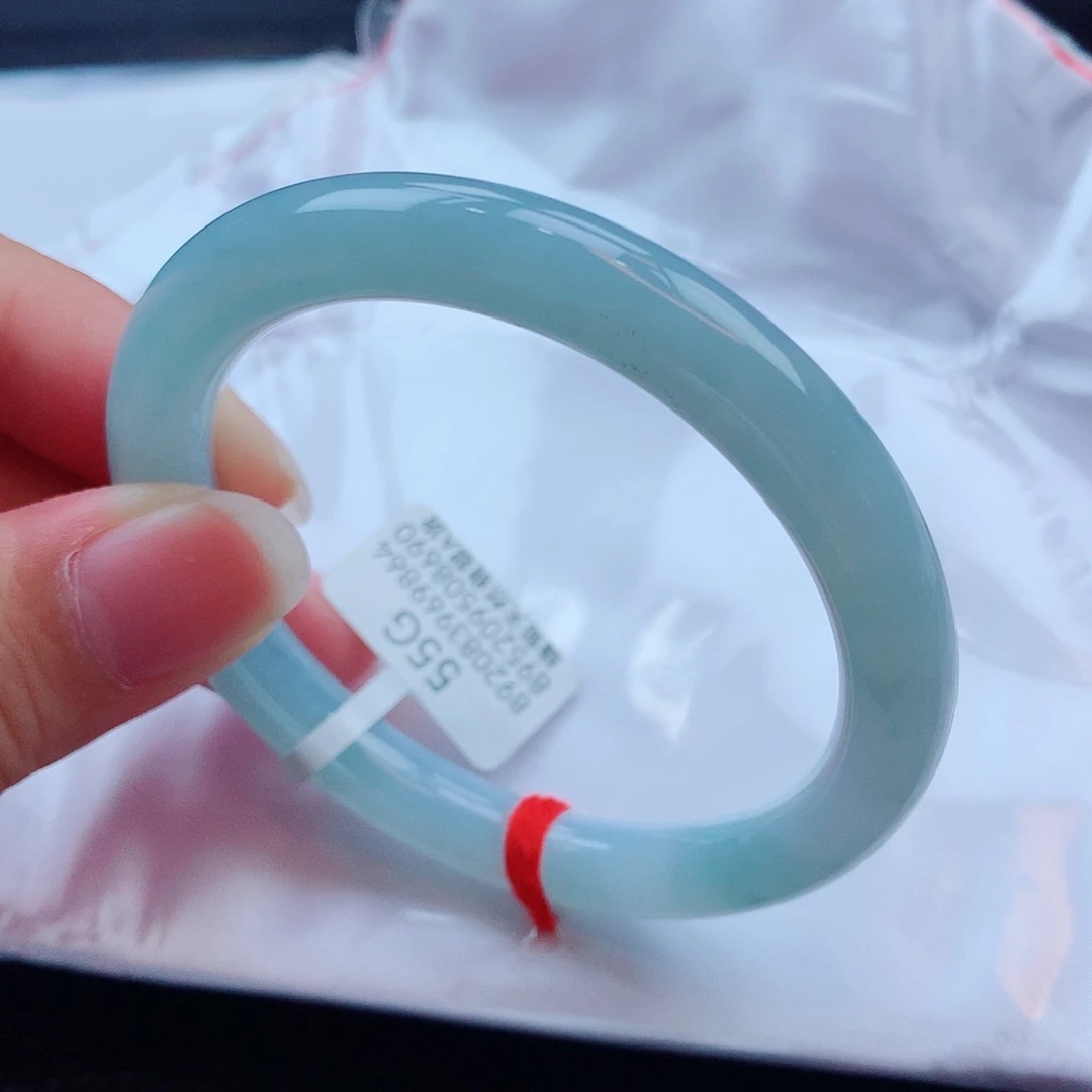 翡翠未镶嵌手镯天然缅甸翡翠A货手镯