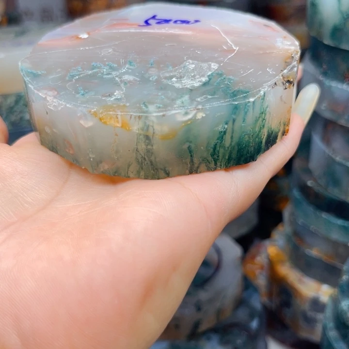 浅***然定制玛瑙定制水草玛瑙手镯