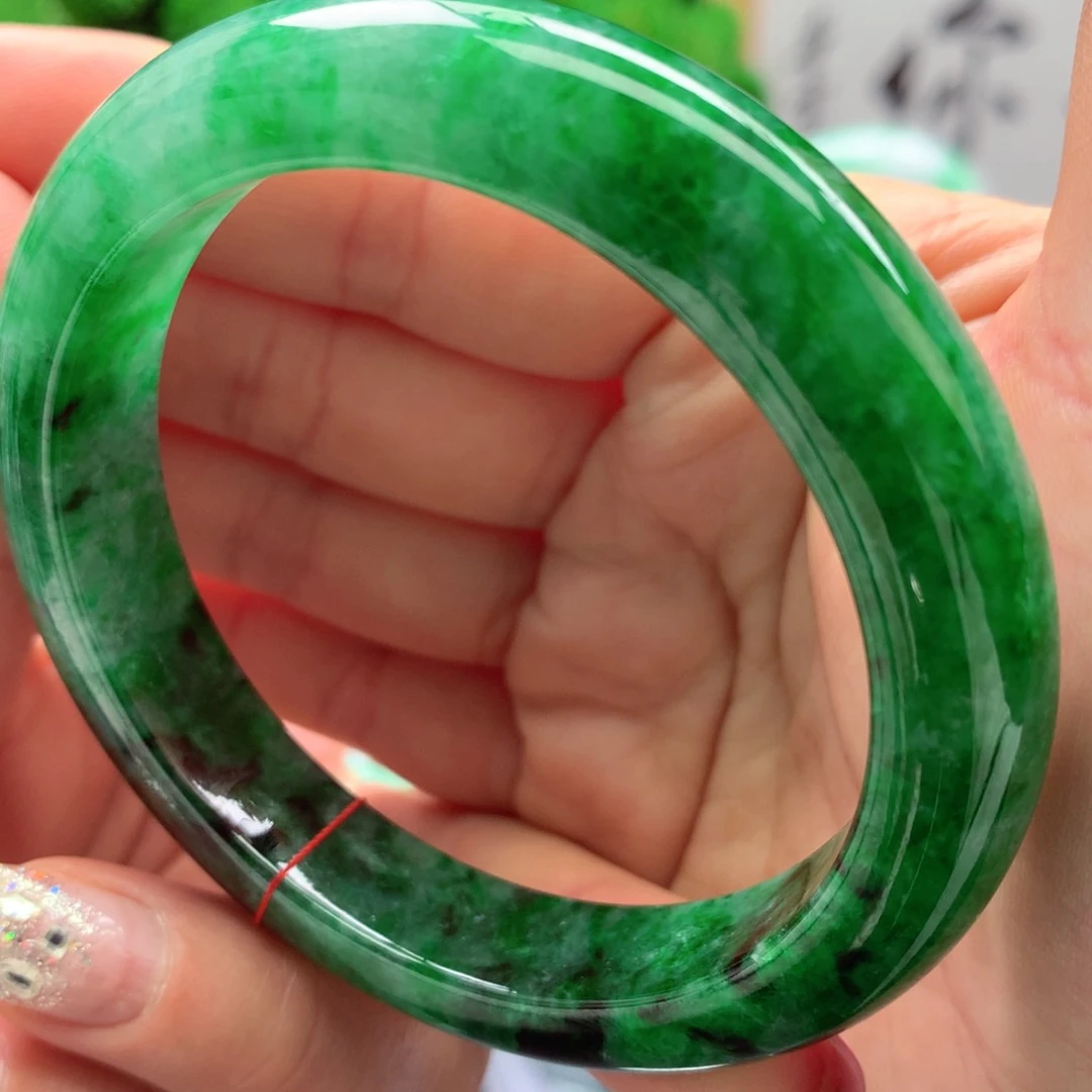 未镶嵌手镯翡翠缅甸58.5圈口