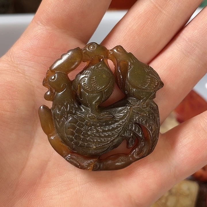 紫金钵盂菩提吊坠