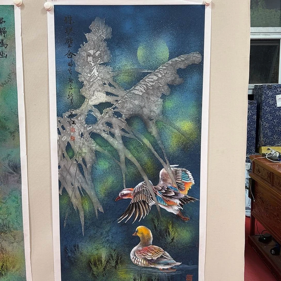 国画李震江精品作品