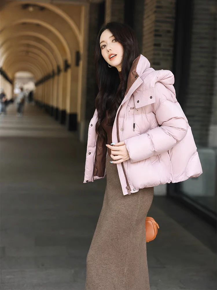 小汤圆&新国标90厚款连帽优等品羽绒服