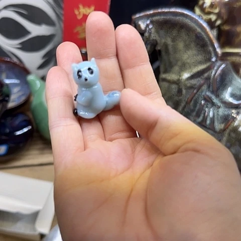 瓷片国营厂库存摆件