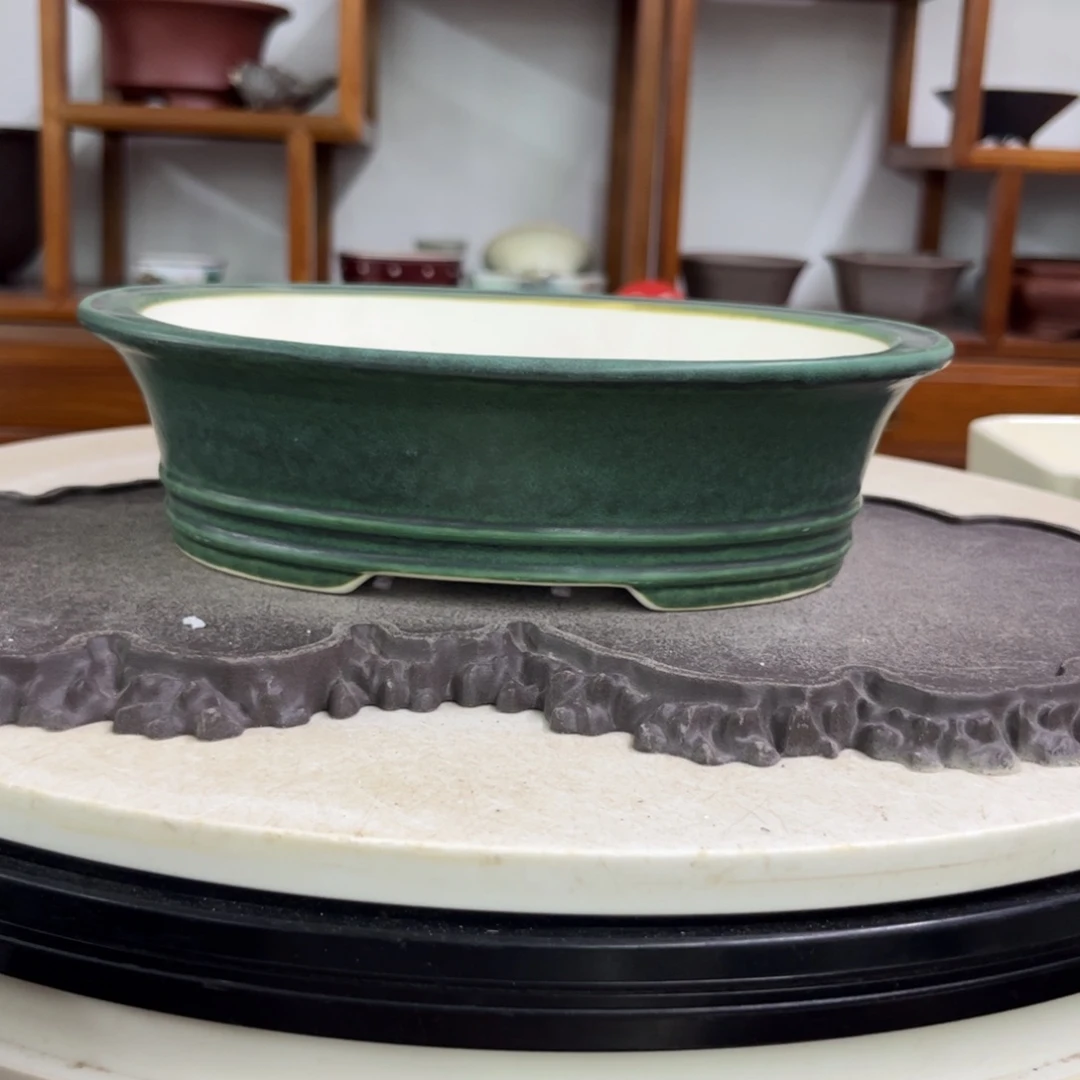 紫砂花盆瑕疵6-22-17。。