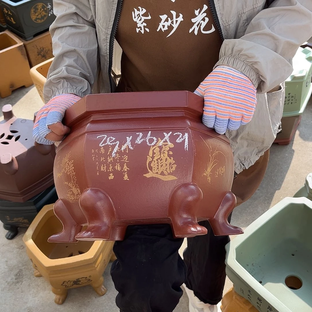 紫砂花盆盆景艺术