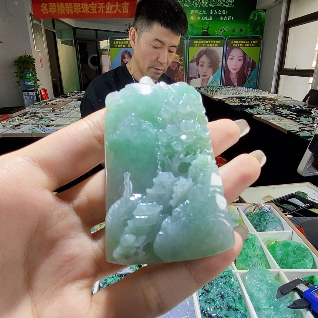 颈饰未镶嵌翡翠翡翠