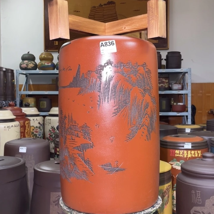 茶叶罐紫砂宜兴紫砂