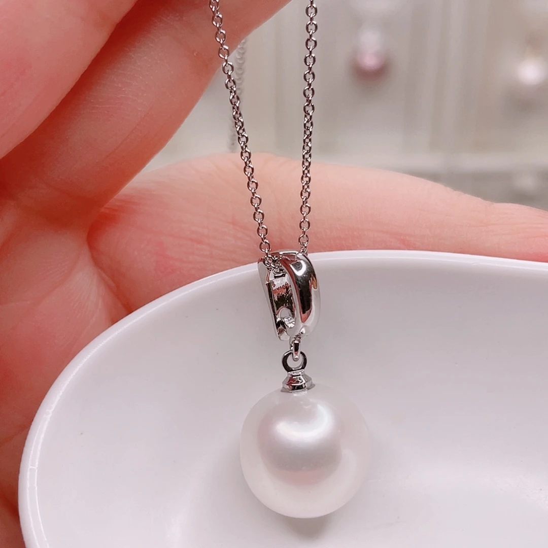 合金淡水珍珠吊坠(赠链)