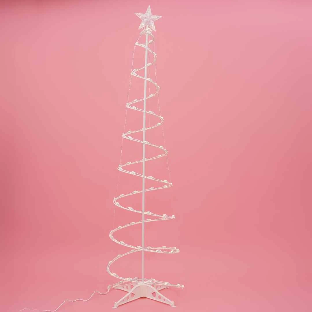 1.8米LED简约ins风圣诞氛围发光螺旋圣诞树灯