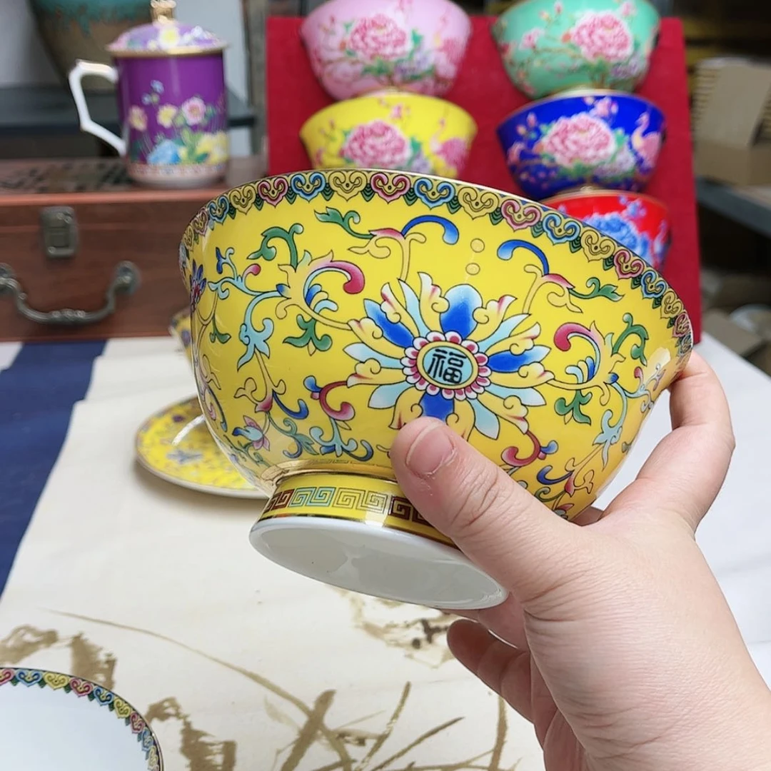【闪购商品】珐琅6英寸2黄。。。。。