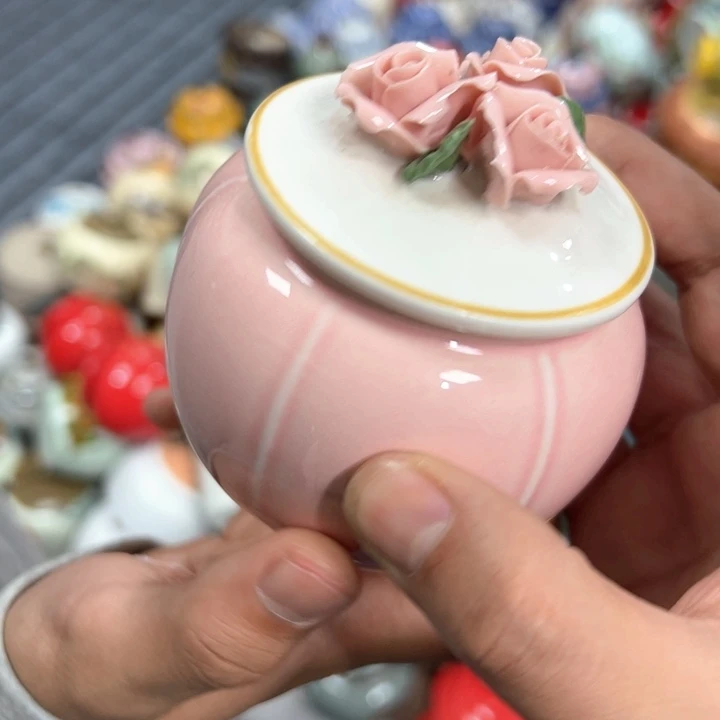 茶叶罐陶瓷家用储物罐轻微瑕疵品介意勿拍