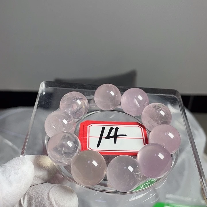 开****手串水晶未镶嵌粉水晶