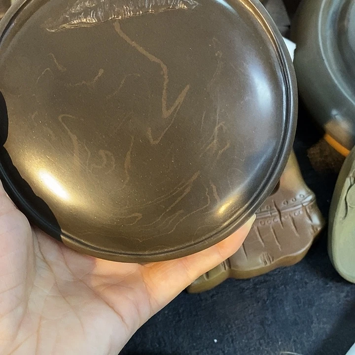 绛州澄泥砚上品蕉叶