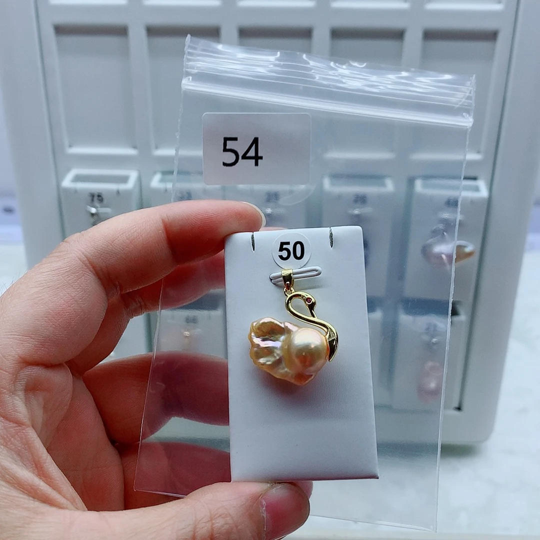 吊坠(不含链)合金淡水珍珠