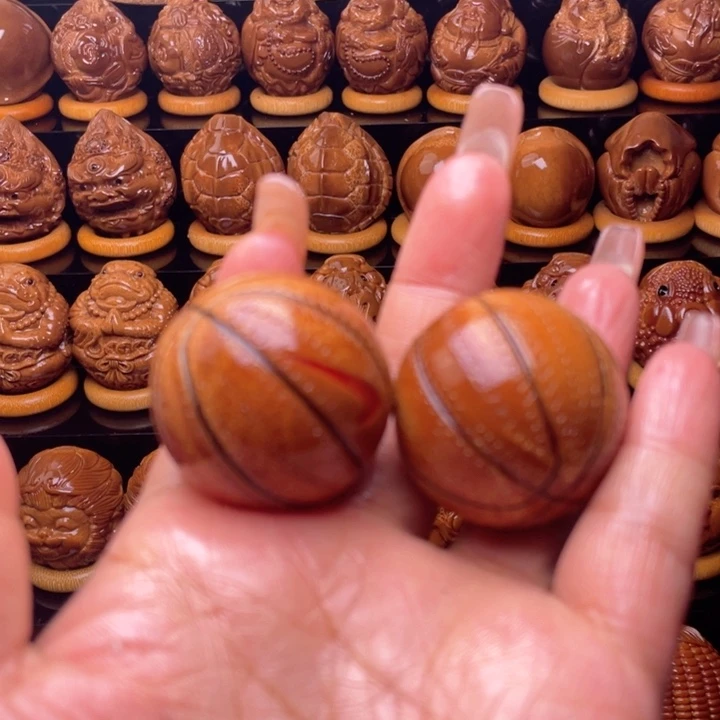 橄榄核把件润*橄榄雕刻