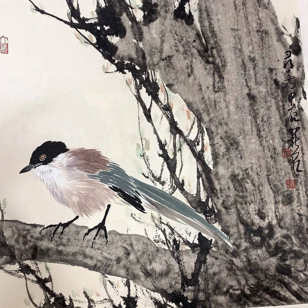 国画小*莓书画作品书画艺术作品欣赏？书画