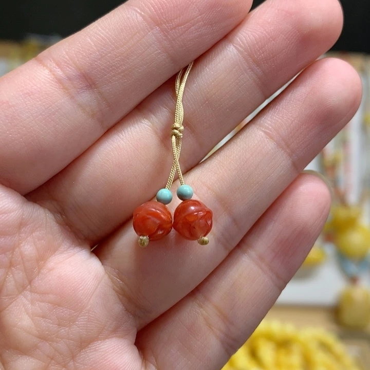 南红玛瑙未镶嵌手链配饰