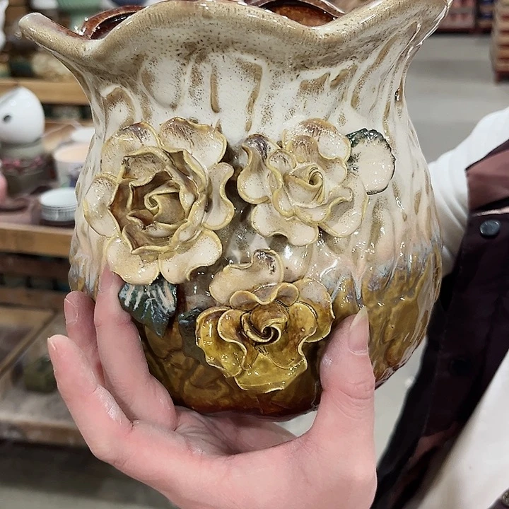 陶瓷陶瓷多肉植物花盆