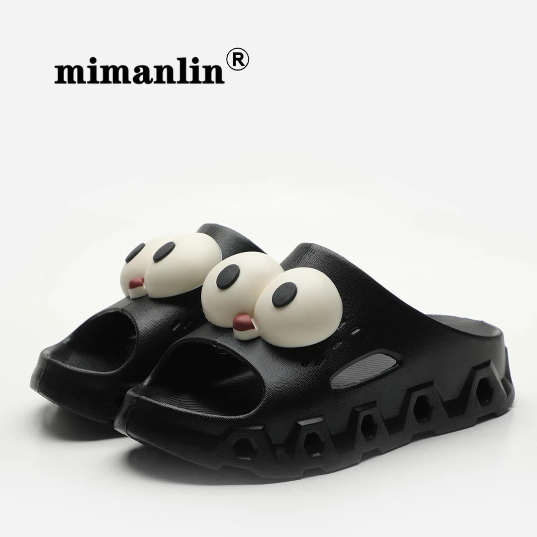 丑萌厚底情侣拖鞋女夏季外穿2025新款时尚网红室内居家休闲凉拖鞋