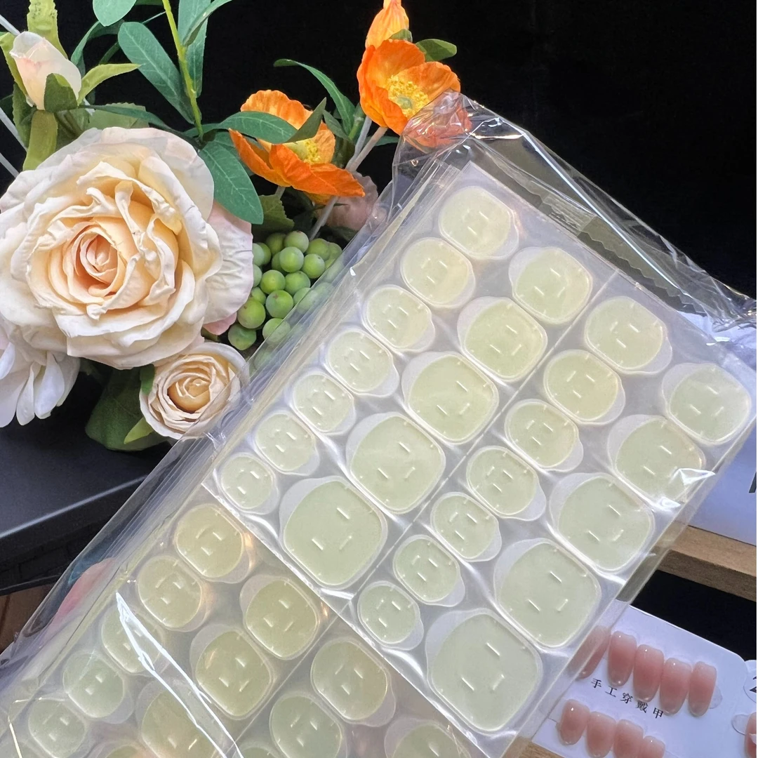 10片果冻胶穿戴美甲专用持久不易掉