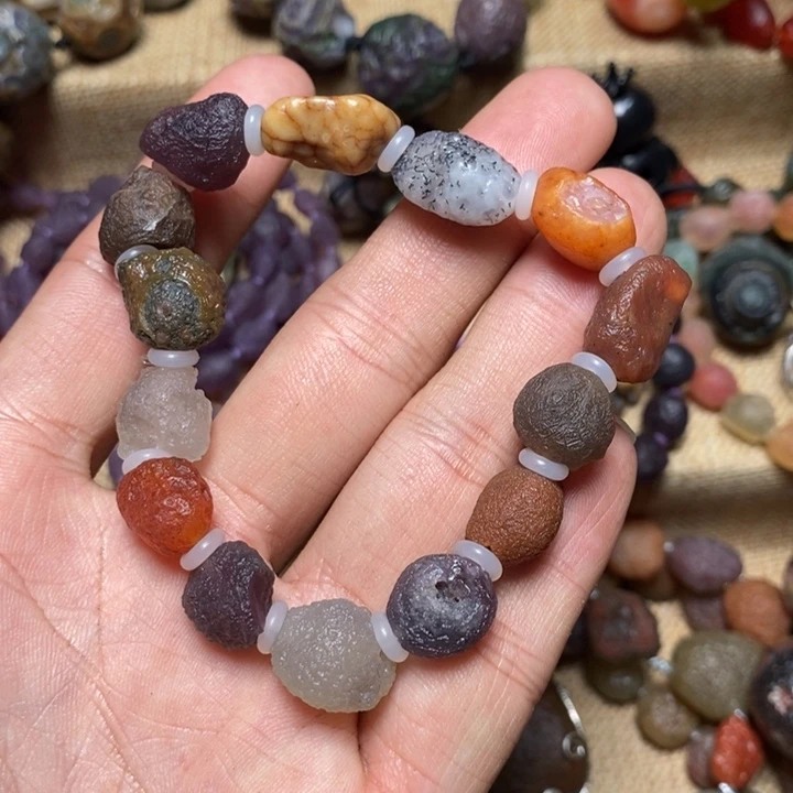 玛瑙/玉髓手链合金