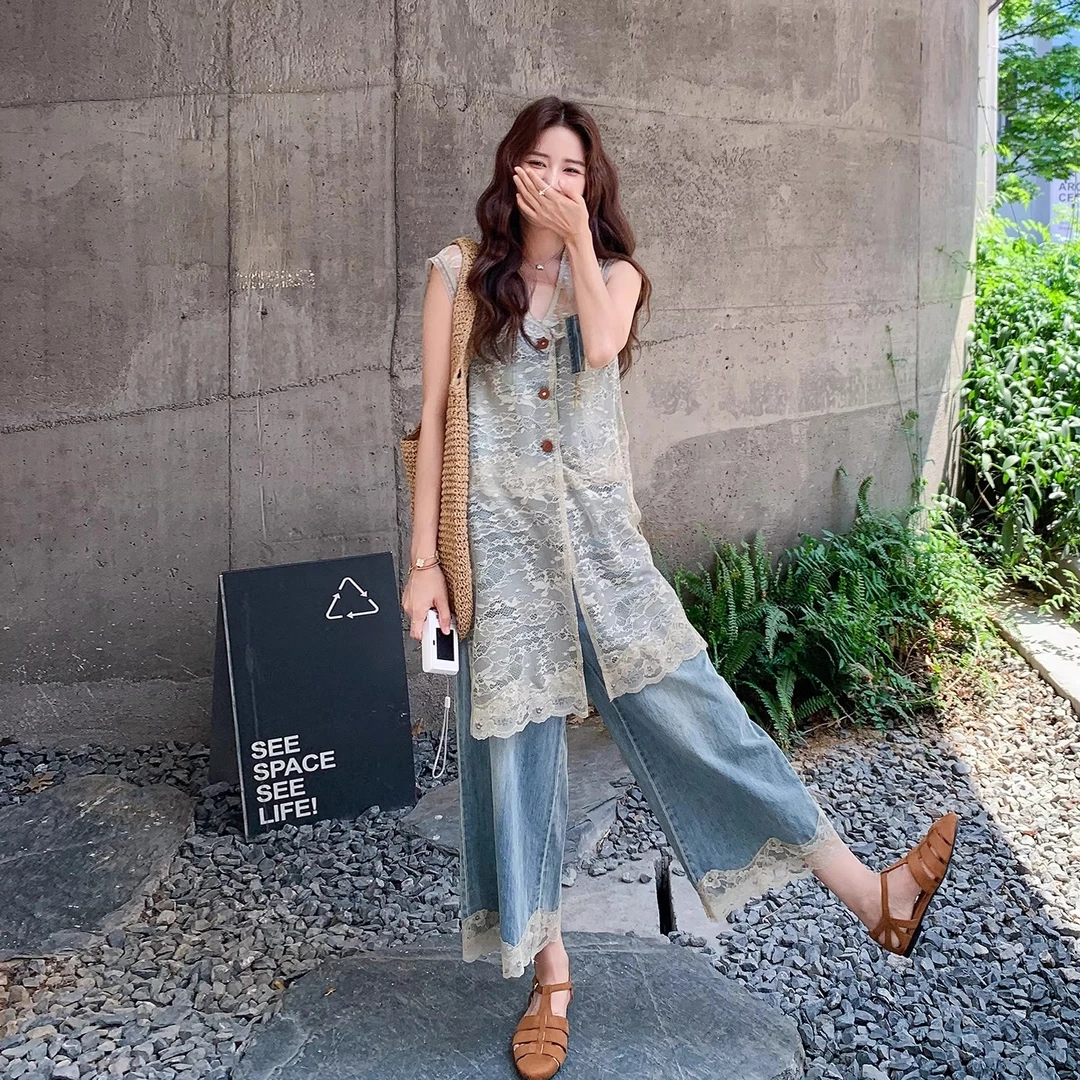 慵懒风欧若风法式静奢风时尚套装阔腿韩版连衣裙时尚