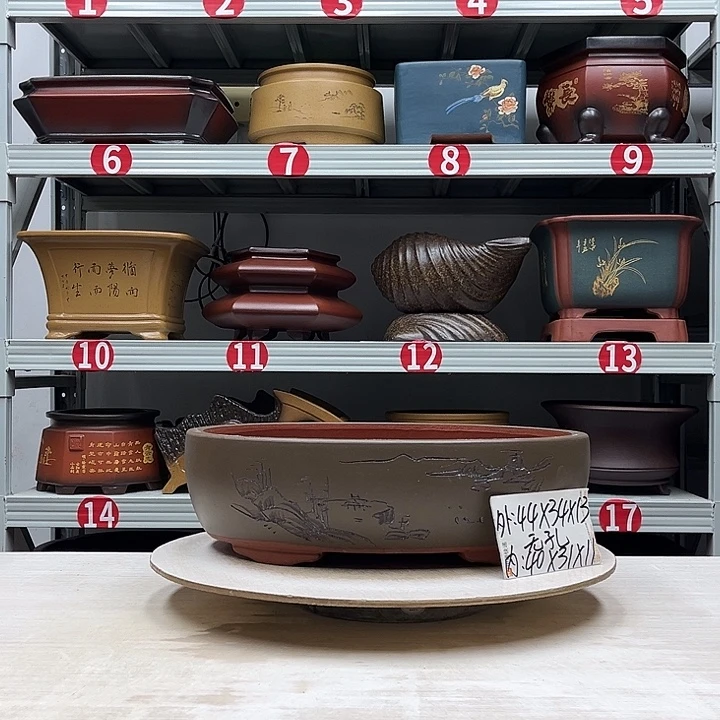 紫砂花盆紫砂花盆