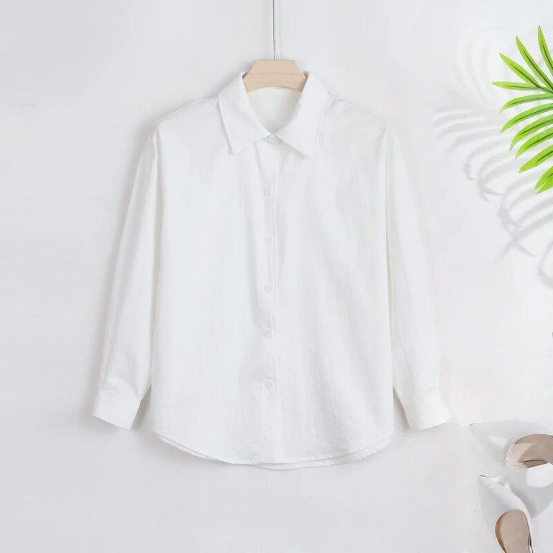 新款多巴胺休闲港风衬衫
