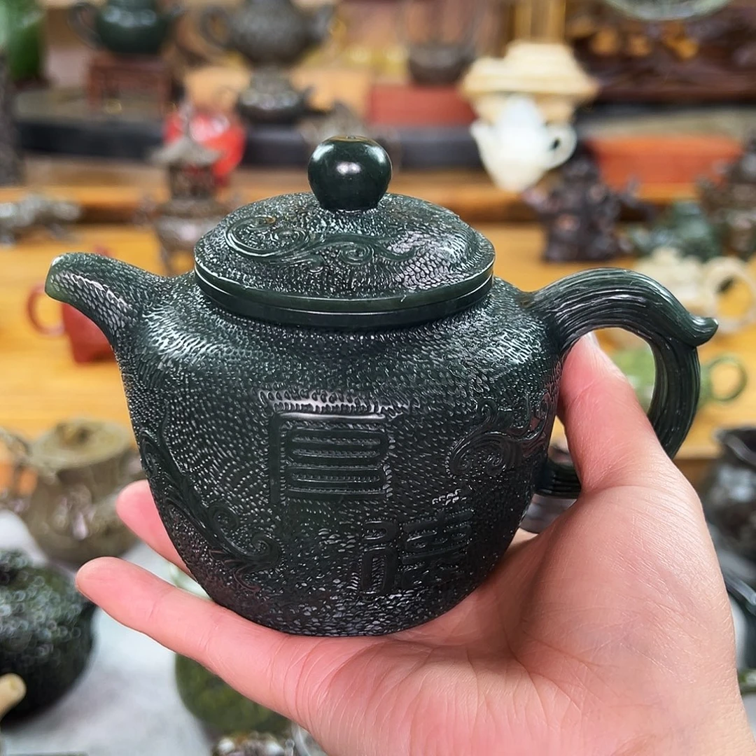 库***里茶空间天然原石藏玉石